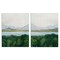 Stupell Industries View Over Mountain Trees 2pc Canvas Wall Art Set Design by Grace Popp